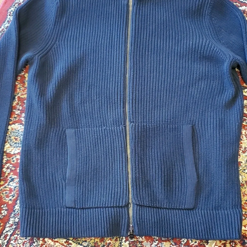 GAP Mockneck Sweater Jacket 100% Cotton - Picture 9 of 16